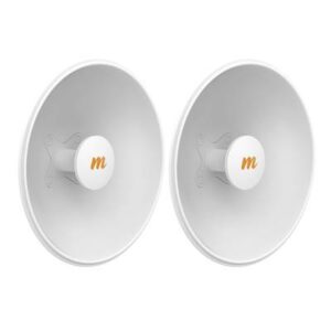 Mimosa Networks Antenas Modulares Dual Slant MIMOSA - 4.9-6.4 GHz, dimensiones (42.9cm), apertura 45°, ganancia de 25 dBi, diseñada para radio C5x. N5-X25-2PACK