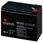 SMARTBITT Batería de Reemplazo SMARBITT SBBA12-7 / SBBA7-12 - Negro, 12 V, 7 Ah
