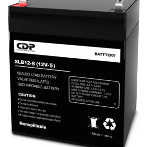 CDP SLB12-5 Batería modelo SLB-12/5 de 12 volt 5 amperes sellada libre de mantenimiento (no derramable)