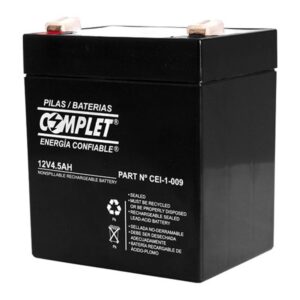 CEI-1-009 Batería Plomo Ácido COMPLET 12V 4.5 Ah. Garantía 12 meses
