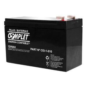CEI-1-010 Batería Plomo Ácido COMPLET 12V 9Ah. Garantía 12 meses