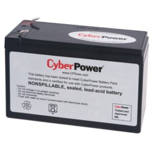 RB1280 Bateria de Reemplazo CyberPower - 12 V, Negro
