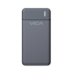 10,000 mAh Power bank VICA 10000 mah - puerto usb 2.0, puerto tipo c, puerto micro us/ bateria de polimero de litio de carga rapida