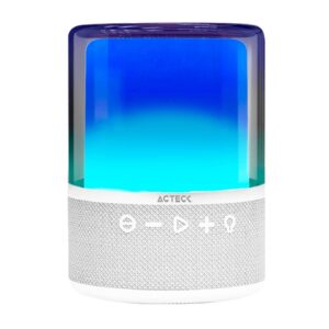 ACTECK Bocina inalámbrica Bluetooth Glee Pure AP50 Elite Series - Bluetooth 5.2, Potencia 20w RMS