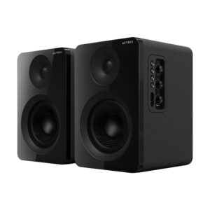ACTECK Bocinas Tipo Estudio Dynamic Exact R BS700 Elite Series - Sonido Estereo 2.0, Potencia 50w RMS, Color Negro. AC-940818
