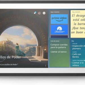 Amazon B08MQLDFF6 Echo Show 15 | Pantalla inteligente Full HD de 15.6 pulgadas con Alexa y Fire TV integrados | INCLUYE control remoto