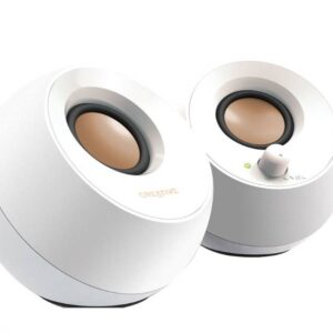CREATIVE LABS Altavoces Creative Pebble 4.4w alimentados por USB para PC y Laptops blancos - MF1680 WH