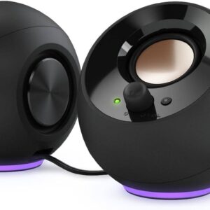 CREATIVE LABS Altavoces Creative Pebble SE 4.4w (RGB) alimentados por USB para PC y Laptops negros - MF1725 BK