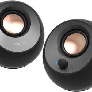 CREATIVE LABS Altavoces Creative Pebble 3.0 8w alimentados por USB para PC y Laptops negros - MF1700 BK