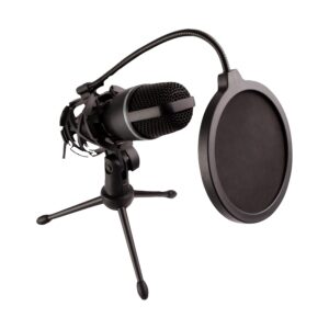 PC-110583 Microfono para Streaming con Tripié Reducción de Ruido Noise Barrier | PERFECT CHOICE