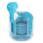 PC-117032 Audífonos Inalámbricos Bluetooth Transparentes ClearBeat Color Cerúleo | PERFECT CHOICE