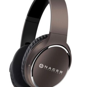 Diadema Bluetooh Fornax Naceb Technology NA-0308C - Café, Bluetooth