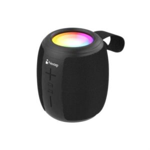 Bocina Nextep NE-4035 Bluetooth Portátil Circle Beat Radio FM 5W Color Negro Duración de Batería 4 horas