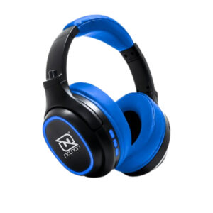 NECNON NBAB0203TC Audifonos over-ear bluetooth nbh-02 simulacion cancelacion de ruido 3.5mm radio fm micro sd 3.5mml manos libres type c azul