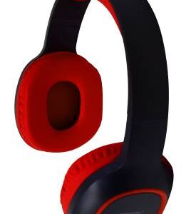 NECNON NBAB042500 Audifonos over-ear bluetooth nbh-04 pro alta potencia radio fm micro sd 3.5mml manos libres negro/rojo