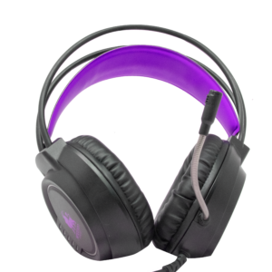 NECNON NBHG-KIMERA HI-F Audifonos headset gaming over-ear nbhg kimera rgb alambrico 3.5mm usb pc consolas celular microfono flexible inc adaptador fucsia