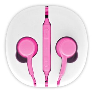 Audífono Aislador BROBOTIX AUDÍFONO AISLADOR P/ANDROID ROSA - Rosa, Alámbrico, Universal, 1 m