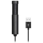 Micrófono Mini para PC BROBOTIX 651596 - 100Hz – 16KHz, 1.5 m, 7 cm, Negro