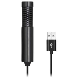 Micrófono Mini para PC BROBOTIX 651596 - 100Hz – 16KHz, 1.5 m, 7 cm, Negro