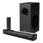 Barra de Sonido 2.1 Stylos STAB210B - conectividad múltiple Bluetooth, HDMI ARC, USB, Entrada AUX 3.5 mm