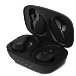 Audífonos. VORAGO ESB-500-PLUS. TWS Bluetooth 5.0 IPX5. manos libres - earhooks / gancho desmontables 18 Hrs Super Bass 740mAh control táctil