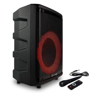 Bafle VORAGO KSP-302 negro 8 pulgadas recar mic