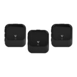 Kit 2 micrófonos lavalier GAME FACTOR MCL650 usb c - 2.4ghz, ultra baja lat, canc de ruido, negro.