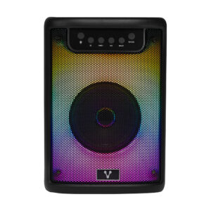 Mini bafle VORAGO KSP-205 negro 4 pulgadas 10watts rms / recargable / tws bt 4hrs carga usb tipo c