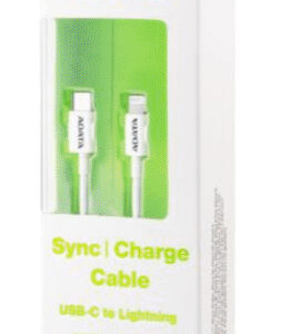 Cable USB-C a Lightning ADATA AMFICPL-1M-CWH - USB C, Lightning, 1 m, Blanco