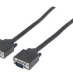 MANHATTAN 311748 Cable SVGA HD15 macho a HD15 macho - de 3.0m Color Negro, Completamente blindado para reducir la interferencia EMI.