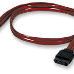 MANHATTAN 340700 Cable de datos SATA - 7 pines macho a macho, 50 cm, Rojo