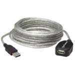 MANHATTAN 519779 Cable Extensión Activa USB de Alta Velocidad 2.0m Encadenable - A Macho / A Hembra, 5 m