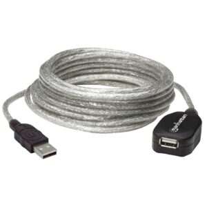 MANHATTAN 519779 Cable Extensión Activa USB de Alta Velocidad 2.0m Encadenable - A Macho / A Hembra, 5 m