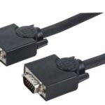 MANHATTAN 313629 Cable para monitor SVGA HD 15 macho a HD 15 macho - Negro, 15m.