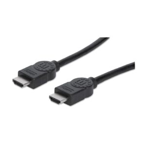 MANHATTAN 308458 Cable HDMI de Alta Velocidad FHD - Blindado, Negro, 22.5 m Color Negro.