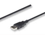MANHATTAN 333382 Cable para Impresora USB 2.0 de USB A macho/ USB-B macho - 3 m Color Negro.