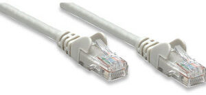 Cable de red UTP - Cat5e, 4.2m (14ft), 100 Cobre, Contactos chapa de oro, Cable Patch Gris INTELLINET 319812