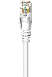 Cable de red UTP - Cat6, .5m (1.5ft), 100 Cobre, Contactos chapa de oro, Cable Patch Blanco INTELLINET 341936
