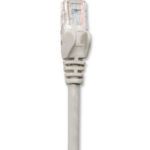 Cable de red UTP - Cat5e, 7.5m (25ft), 100 Cobre, Contactos chapa de oro, Cable Patch Gris INTELLINET 319867