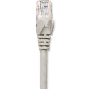 Cable de red UTP - Cat5e, 7.5m (25ft), 100 Cobre, Contactos chapa de oro, Cable Patch Gris INTELLINET 319867