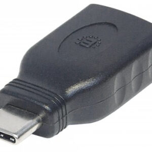 MANHATTAN 354646 ADAPTADOR USB-C a USBA hembra - 5 Gbps, Negro