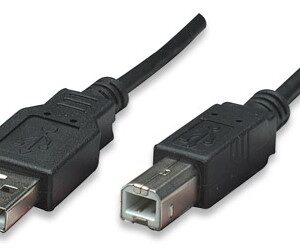 Cable USB MANHATTAN 374507 - USB, 0, 5 m, Negro