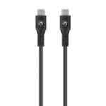 Cable USB C MANHATTAN 354868 - USB C, USB C, 0, 5 m, Negro