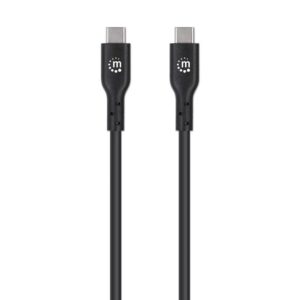 Cable USB C MANHATTAN 354868 - USB C, USB C, 0, 5 m, Negro
