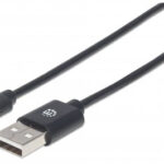 Cable USB-C MANHATTAN 354936 - USB C, USB, 3 m, Negro