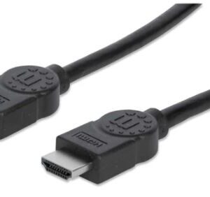 MANHATTAN 308434 Cable HDMI Macho a HDMI Macho - Blindado, 4K@30Hz, 3D, Negro, 15m.
