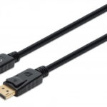 MANHATTAN 355575 Cable DisplayPort 8K - Macho a Macho, Longitud 2 m Contactos chapados en oro, Forro de PVC, Longitud 2m.