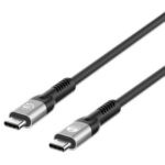 MANHATTAN 356374 cable usb-c macho-macho 1m - carga de hasta 240w.