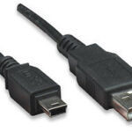MANHATTAN 333375 Cable USB 2.0 A macho/ Mini-B macho - 480 Mbps, 1.8 m, Negro