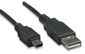 MANHATTAN 333375 Cable USB 2.0 A macho/ Mini-B macho - 480 Mbps, 1.8 m, Negro